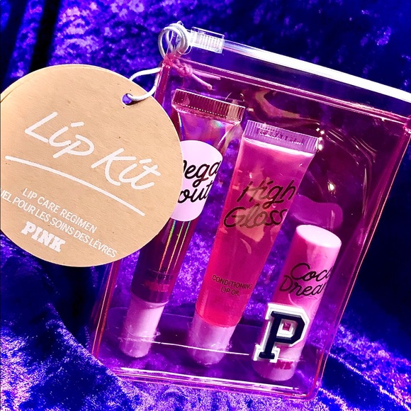 Lip gloss POUT set Victoria's Secret PINK NWT - Picture 1 of 8